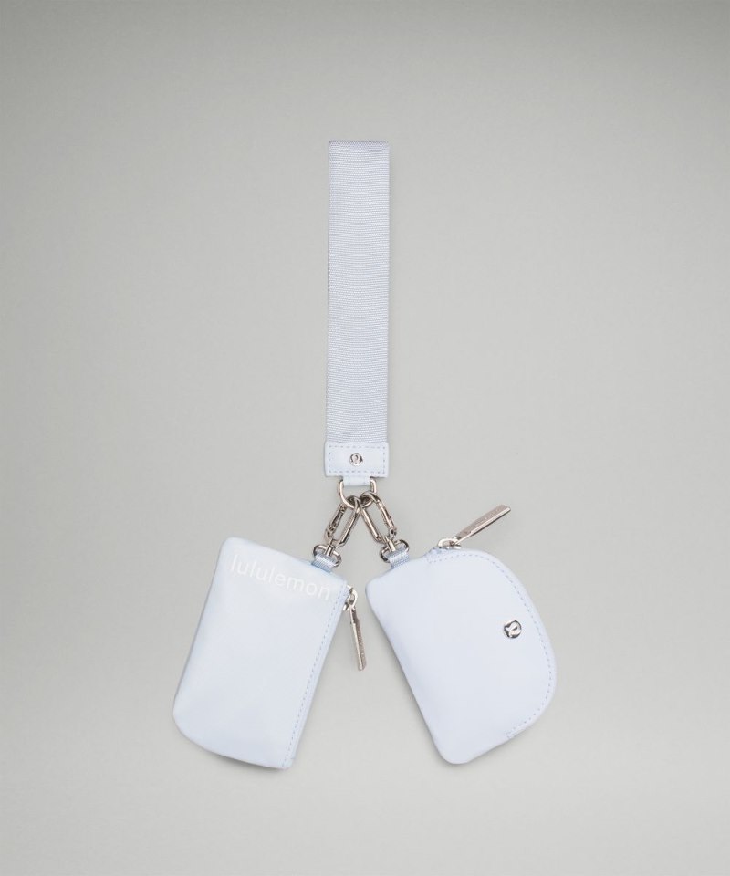 Lululemon | Women's Dual Pouch Wristlet Windmill / White