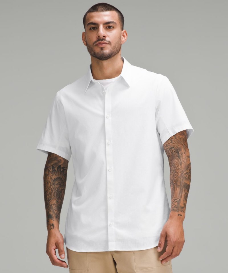 Lululemon | Men's Airing Easy Short-Sleeve Shirt Bright White