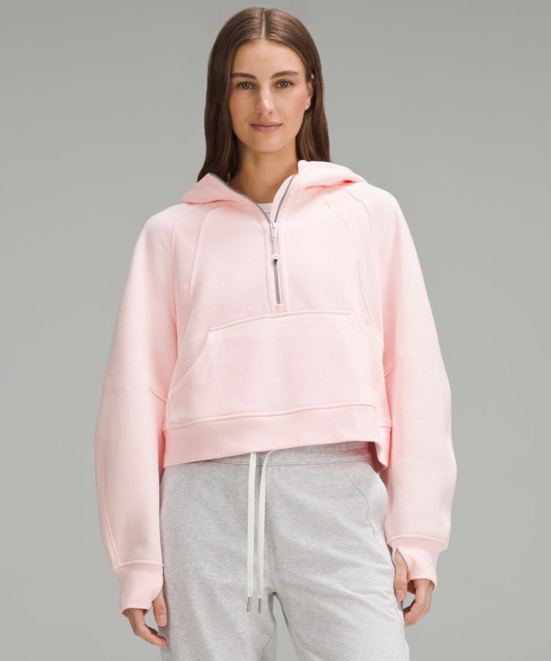 Lululemon | Women's Scuba Oversized Half-Zip Hoodie Strawberry M