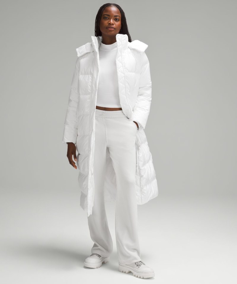 Lululemon | Women's Wunder Puff Long Jacket White